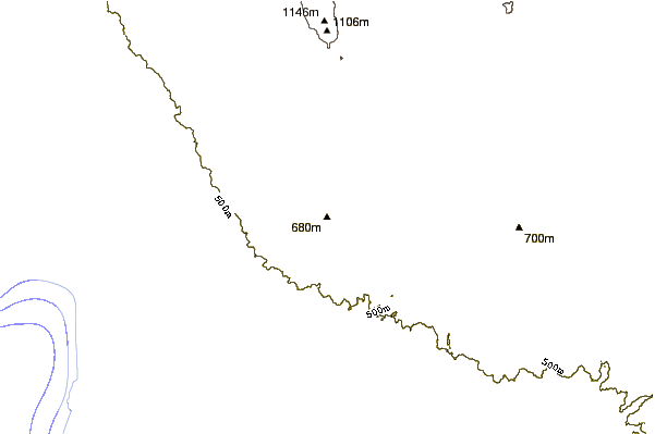 Mountain peaks around Givat Orcha