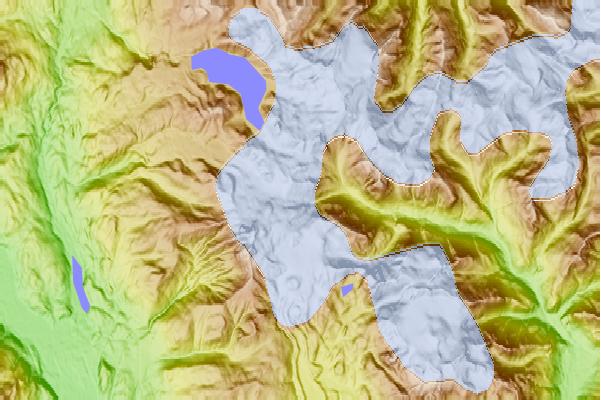 Surf breaks located close to Glacier Pikes