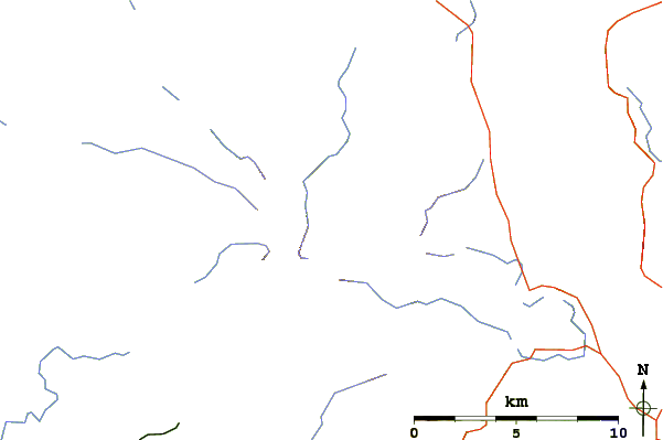 Roads and rivers around Glaramara