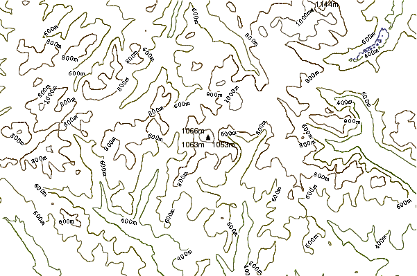 Mountain peaks around Glas Maol