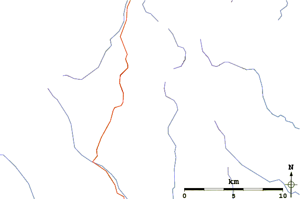 Roads and rivers around Glas Maol