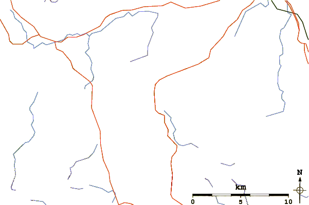 Roads and rivers around Glenridding Dodd