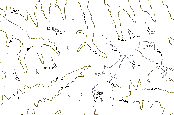 Mountain peaks around Glockenkarkopf