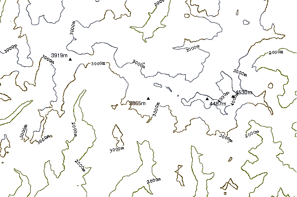 Mountain peaks around Gobba di Rollin