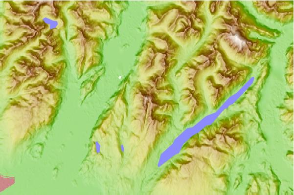 Surf breaks located close to Golden Ears (peaks)