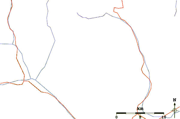 Roads and rivers around Gößnitzkopf