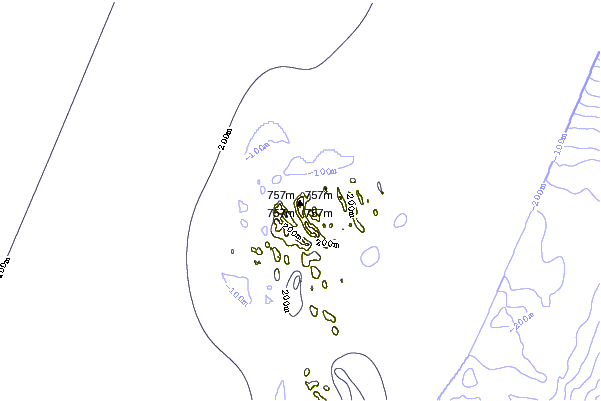 Mountain peaks around Gráfelli