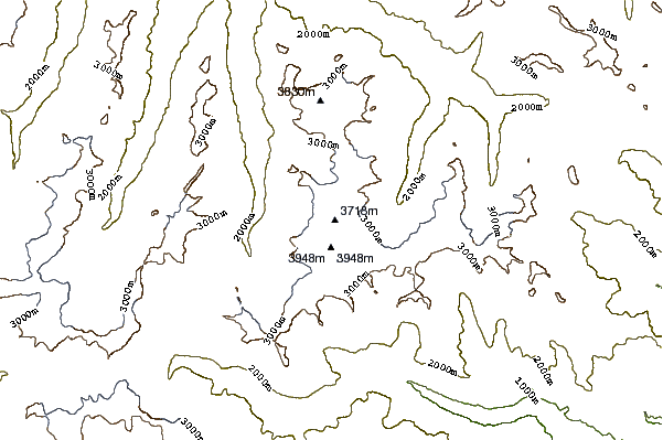 Mountain peaks around Gran Paradiso