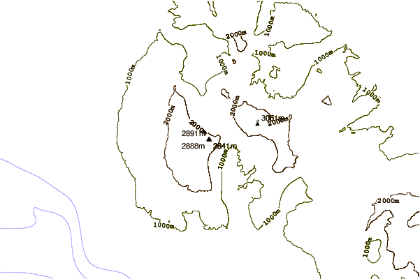 Mountain peaks around Grand Bénare