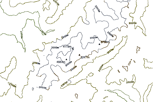 Mountain peaks around Grand Capucin