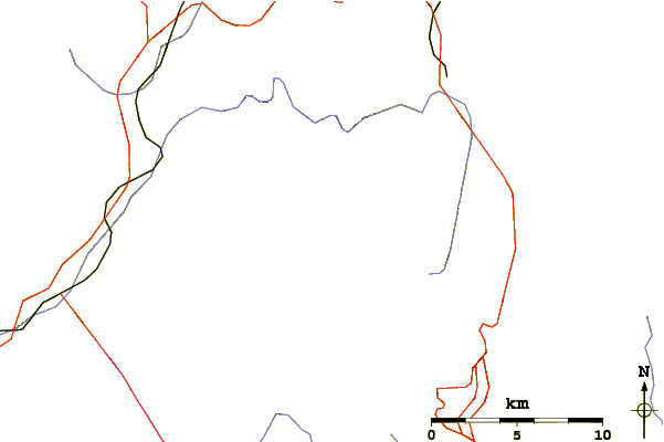 Roads and rivers around Grand Darray