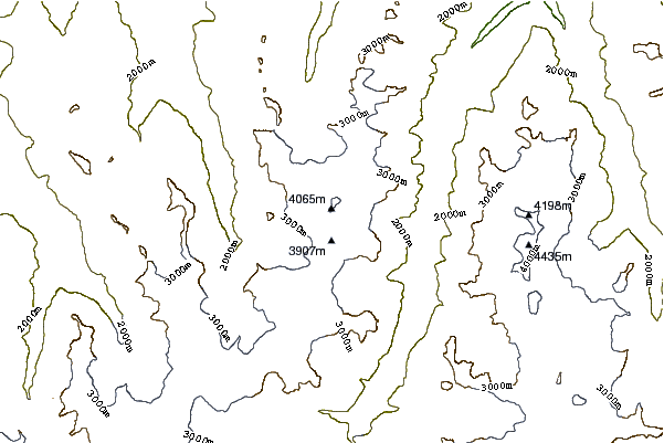 Mountain peaks around Grand Gendarme