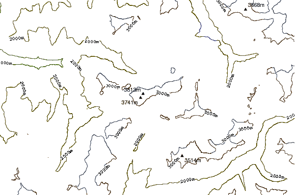 Mountain peaks around Grande Casse