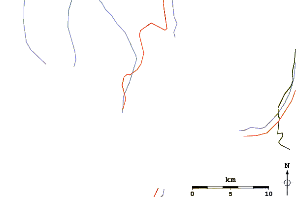 Roads and rivers around Grande Dent de Veisivi