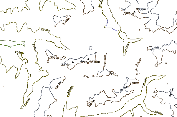 Mountain peaks around Grande Motte