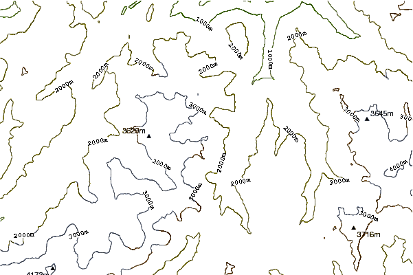 Mountain peaks around Grande Pointe des Planereuses