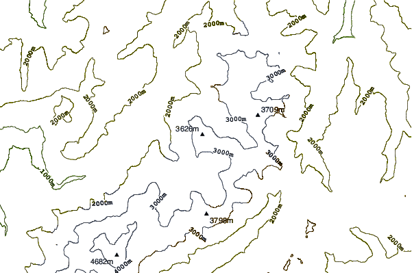 Mountain peaks around Grande Rocheuse