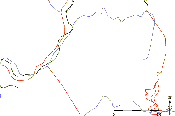 Roads and rivers around Grande Rocheuse