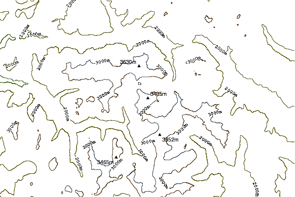 Mountain peaks around Grande Ruine