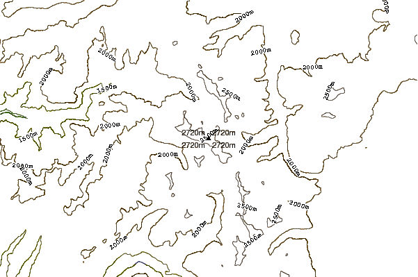 Mountain peaks around Granite Chief