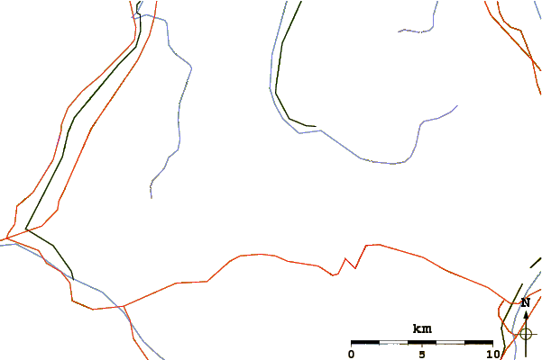 Roads and rivers around Graustock