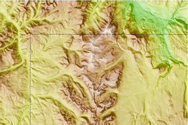 Surf breaks located close to Gray Peak (Wyoming)