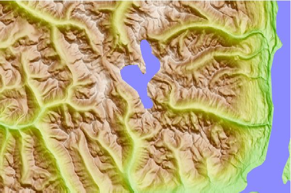 Surf breaks located close to Grays Peak (British Columbia)