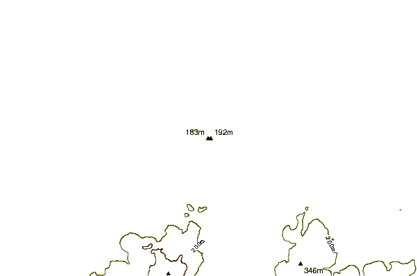 Mountain peaks around Great Orme