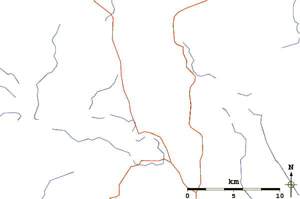 Roads and rivers around Great Rigg