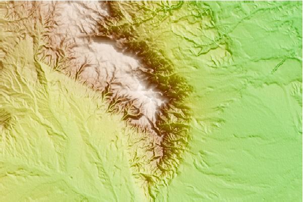 Surf breaks located close to Greenhorn Mountain