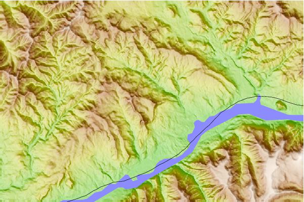 Surf breaks located close to Greenleaf Peak