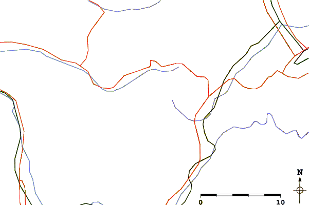 Roads and rivers around Grenier de Commune