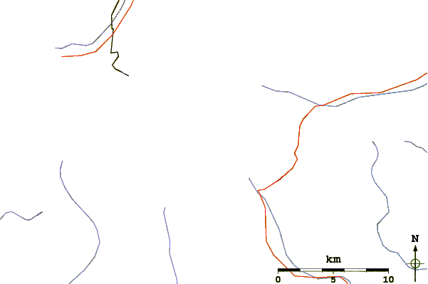 Roads and rivers around Grenzgipfel