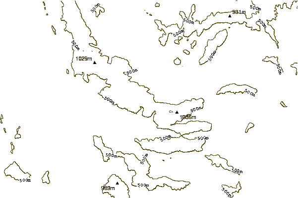 Mountain peaks around Greycap