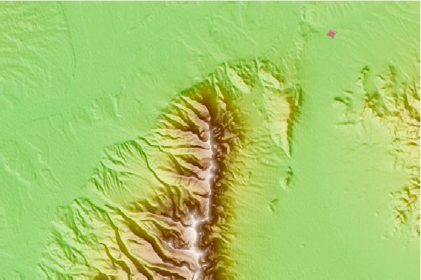 Surf breaks located close to Greys Peak