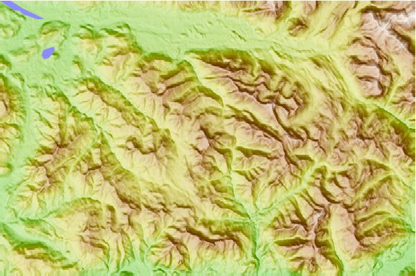 Surf breaks located close to Griffin Mountain