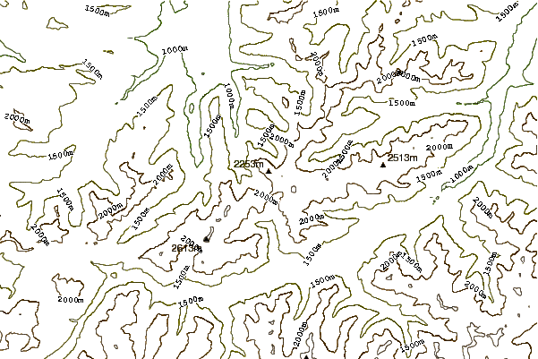 Mountain peaks around Grofler Krottenkopf