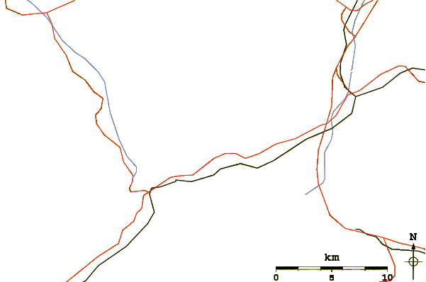 Roads and rivers around Gross Bielenhorn