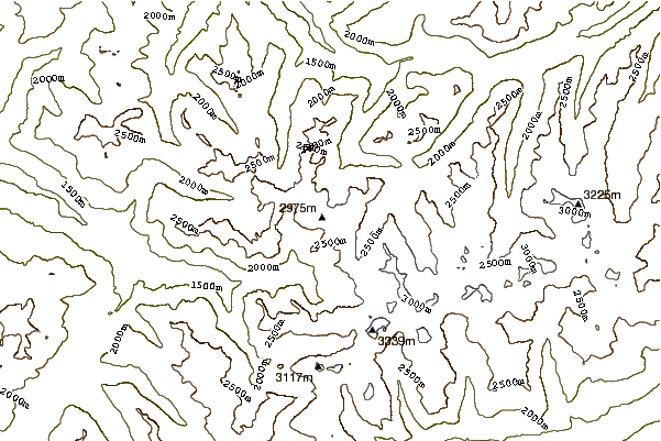 Mountain peaks around Gross Litzner