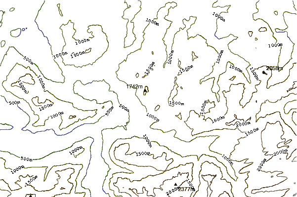 Mountain peaks around Gross Mythen