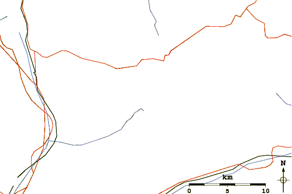 Roads and rivers around Gross Schärhorn