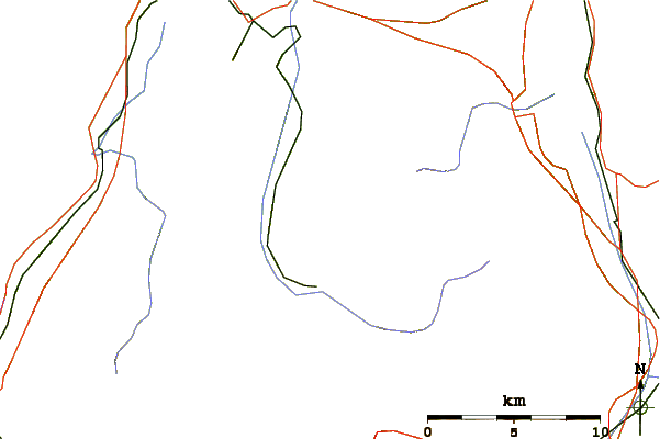 Roads and rivers around Gross Walenstock