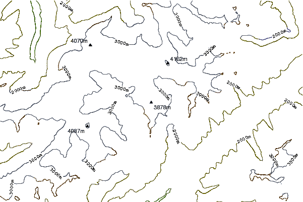 Mountain peaks around Gross Wannenhorn