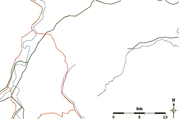 Roads and rivers around Große Blöße