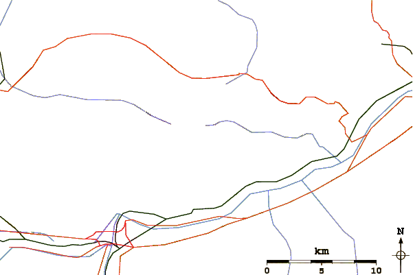 Roads and rivers around Grosser Bettelwurf