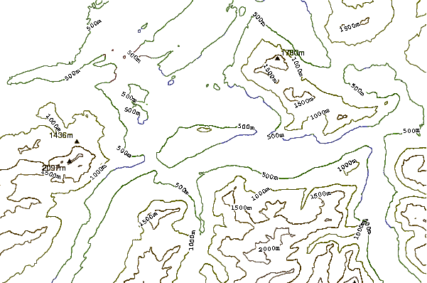 Mountain peaks around Grosser Diamantstock