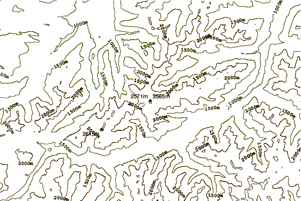 Mountain peaks around Großer Krottenkopf