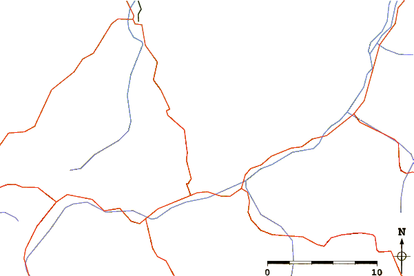 Roads and rivers around Großer Krottenkopf