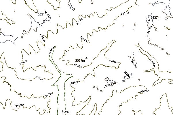 Mountain peaks around Großer Moosstock