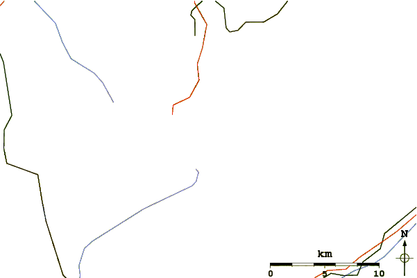 Roads and rivers around Grosshorn